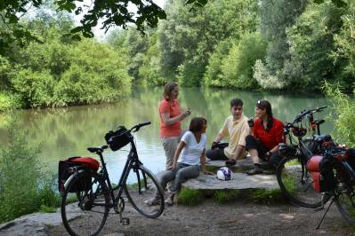 Radfahrer in Paderborn © Touristikzentrale Paderborner Land / Reinhard Rohlf